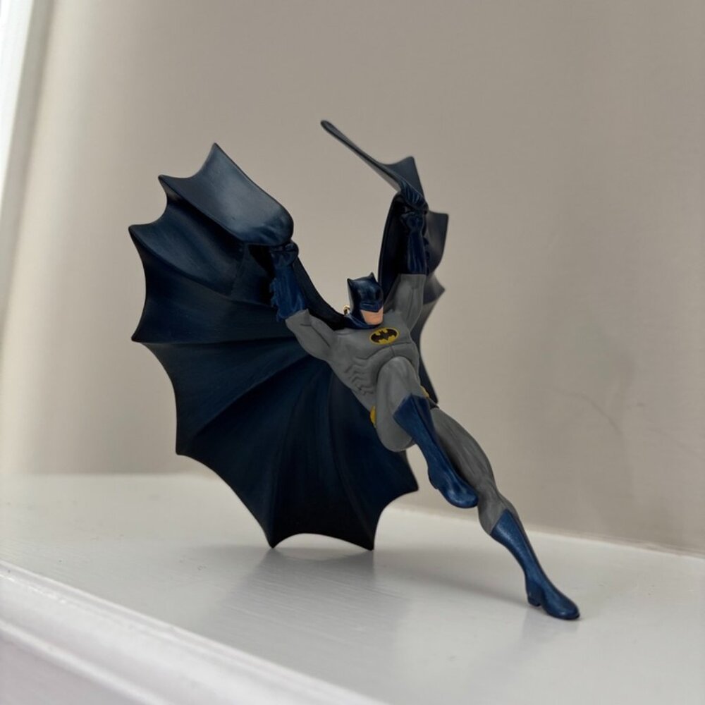 Hallmark Batman Ornament DC Comics S13 2013 Blue Action Pose